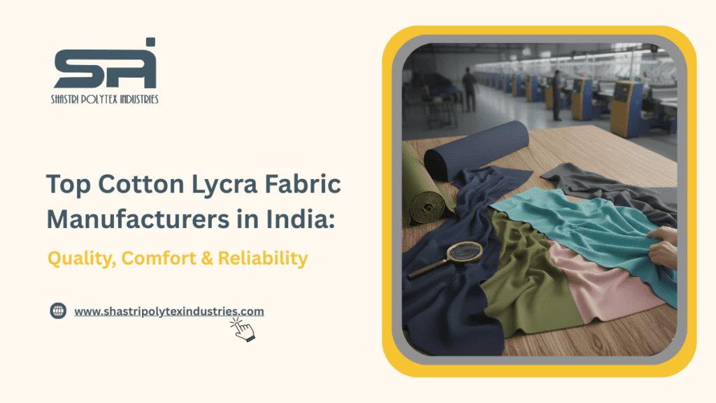 Top Cotton Lycra Fabric Manufacturers in India